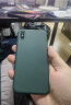 品胜 适用苹果X手机壳 iphoneX柔性液态保护套抗指纹防摔手机壳 暗夜绿 实拍图