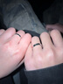 Vana银情侣戒指闭口一对戒求婚结婚订婚毕业生日礼物送男女朋友老婆 闭口戒一对【留言尺码可刻字】 实拍图