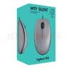 罗技（Logitech） M111 有线鼠标 笔记本台式机 USB办公家用光电图书馆安静企业采购鼠标 灰色 实拍图