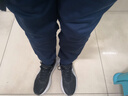361°运动裤男秋冬季宽松透气休闲裤加绒直筒束脚针织长裤跑步裤子男 【束脚加绒】深墨蓝 L 实拍图