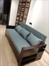 班菲克实木多功能沙发床两用可伸缩折叠小户型客厅新中式双人沙发床二用 1号色 1.2米 海绵款 实拍图