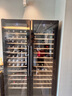 芭克斯（Bacchus）对开门红酒柜【150瓶1.76米】冰吧恒温柜多功能家用茶叶柜保鲜柜大容量嵌入式风冷无霜客厅别墅 左全平+右全平(一体式双温风冷) 150瓶 实拍图