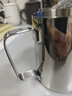 I'VE德国304不锈钢尖嘴咖啡拉花杯家用大肚奶泡壶专业打奶泡杯奶缸 304拉花杯【亮面银350ml】 1个 实拍图