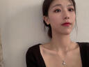 纪诗哲（GIEVSZHE）铂金PT950四叶草白金项链莫桑钻吊坠520情人节生日礼物送女友老婆 【十一仓直发/当次日达】轻奢款-镶优质无暇莫桑钻 实拍图