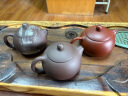 束氏宜兴紫砂壶手工茶壶泡茶壶乌龙普洱功夫茶具 紫泥西施茶壶 200ML 实拍图