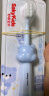 舒客宝贝（sakykids）儿童牙刷熊熊刷高密植毛小刷头软毛牙刷适合2-12岁蓝色4支装 实拍图