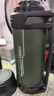 WEISS316不锈钢大容量全钢保温壶户外大号保温杯车载泡茶壶保冷2升3升 军绿色2500ml约5斤水送调节背带 实拍图
