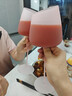 MU16高级红酒杯水晶玻璃杯高脚杯一对醒酒具套装结婚新婚礼物2支装 实拍图