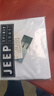 JEEP SPIRIT下摆开叉前短后长重磅纯棉polo男短袖纯色百搭T恤男 白色【100%纯棉】 L 170 实拍图