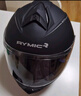睿觅（RYMIC）摩托车头盔全盔3C认证专业机车骑行头盔四季男女跑盔977哑黑L 实拍图