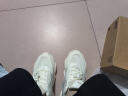 安踏关晓彤同款喵喵鞋丨休闲鞋女鞋软底舒适猫爪厚底增高老爹运动鞋子 【网面】象牙白-8 39 实拍图