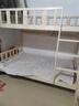 筱环上下床实木上下铺儿童床男孩女孩高低床成人双层床子母床 上下床 爬梯款+书架+床垫*2 上铺宽115下铺宽135-全实木 实拍图