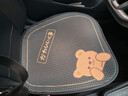 齐选汽车坐垫网红可爱卡通四季通用座垫防滑透气夏季冰丝车内座椅垫 经典黑-三件套 实拍图