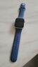 Apple/苹果 Watch SE 智能手表GPS+蜂窝款44毫米银色铝金属表壳丹宁色运动型表带S/M MXHX3CH/B 实拍图