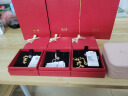 周六福（ZLF）520礼物  18K金项链彩金项链女锁骨星光链素链生日礼物 K黄-40+5cm可调节（0.8-1g) 升级版 实拍图