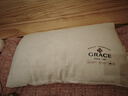 洁丽雅（Grace） 枕头枕芯纯棉一对新疆棉A类全棉纤维枕双人高弹舒适颈椎软枕 A类纯棉朴染 【中枕 单只装】 实拍图
