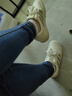 拉夏贝尔女鞋夏季新款百搭小白鞋女休闲运动板鞋子女 米卡其-A 38 实拍图