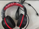 漫步者（EDIFIER）【性价比优选】HECATE G1 PRO游戏耳机USB7.1声道电竞吃鸡耳麦头戴式电脑网课办公室麦克风有线控 黑红色+耳机支架 实拍图