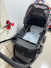好孩子（gb） 婴儿推车 轻便 高景观可坐可躺婴儿车 双向儿童宝宝推车 高景观双向推行  太空灰 实拍图