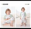 贝肽斯儿童睡袍夏季薄款睡衣2025新款宝宝睡袍优可丝家居服七分袖 实拍图