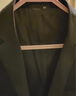 罗蒙（ROMON）西服男士小西装外套职业正装修身休闲伴郎服 黑色XL 实拍图