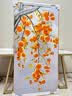 墨派 手绘油画玄关装饰画竖版花开富贵入户走廊过道背景墙壁画免打孔 柿柿如意 A 款 40*80cm精致手绘 实拍图