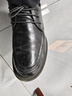 七匹狼男鞋头层牛皮皮鞋软底舒适休闲鞋正装鞋男W8243060633 黑色 41  实拍图