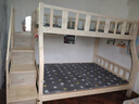 筱环上下床实木上下铺儿童床男孩女孩高低床成人双层床子母床 上下床 梯柜款单床 上铺宽130下铺宽150-全实木 实拍图