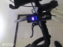 LED自行车灯夜骑强光手电筒前灯防雨充电山地公路儿童单车灯骑行 黑色400流明（电显） 实拍图