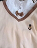 威尔贝鲁（WELLBER）童装儿童衣服长袖男女中小童学院风假两件套装25春米杏款110 实拍图