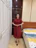 俞兆林（YUZHAOLIN）中高考旗开得胜旗袍妈妈夏装连衣裙2026新款喜婆婆婚宴装礼服裙子 FlvX8561566 红色 2XL （建 议105-120斤） 实拍图