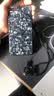 新爵 苹果x手机壳贝壳iphone8plus 6splus 7plus se2玻璃超薄全包潮牌女款 苹果7plus/8plus5.5 幻夜黑 实拍图