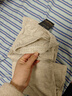 AB内衣秋冬保暖棉质亲肤女士棉毛裤彩条薄款基础打底保暖单件裤子 米灰 XL 推荐110-130斤【5°-15°】 实拍图