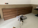 慕澜实木超薄斗柜30cm五斗卧室靠墙长条床尾极窄抽屉式收纳储物置物柜 【实木】八斗120*30*95.2CM 实拍图