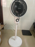 康佳（KONKA）空气循环扇电风扇家用大风力遥控落地扇涡轮换气扇办公室宿舍立式轻音风扇 白色机械摇头延长线款 实拍图
