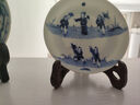 晴旭艺术瓷盘子支架实木托架 展示架 红木底座托架工艺品摆件盆架 普 3寸(适合直径7-11CM) 实拍图