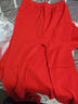 红豆儿童内衣套装纯棉男女童秋衣裤本命年鸿运大红色新年福H1010 150 实拍图