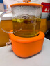 金灶（KAMJOVE） 小巧养生杯养生壶迷你电热水杯煮茶器煮茶壶花茶杯水杯办公室家用多功能保温电炖杯 活力橙 0.4L 实拍图