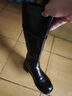 木林森女靴秋冬款时尚百搭女士时装靴长筒靴复古英伦骑士靴女 黑 36  实拍图