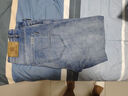 真维斯（Jeanswest）牛仔裤男夏季薄款宽松直筒男裤商务潮流弹力百搭男士休闲长裤子 浅蓝色 32 码(腰围2尺5) 实拍图