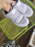 Skechers斯凯奇童鞋儿童运动鞋新款夏季易弯折男女童透气网鞋405238L 男童/白色/WHT 32 实拍图