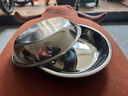 欧乐多（Olodo）德国304不锈钢盘子家用圆盘加厚菜盘蒸鱼盘平底菜碟大号凉皮锣锣 304镜面圆盘【16cm】 实拍图