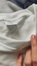 简约纯色长袖t恤女2025夏季百搭宽松百搭慵懒风上衣打底衫内衬 头领纯色长袖T恤白色 L 实拍图