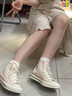 彪马（PUMA）【厚底鞋】增高松糕鞋女子休闲板鞋PLATFORM 404158 黑色-白-02 36 实拍图