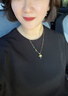 FEMANCE小葫芦福禄925银花丝镂空高级感项链新中式珠宝 金色 925银 实拍图