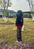 FDR官方店 徽章拼接撞色夹棉棒球服外套男女秋冬美式重磅宽松夹克 黑色 S 晒单实拍图