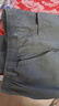 【纯棉耐磨】春秋季纯色休闲裤男士宽松大码直筒裤工装加绒工作裤 军绿色+浅灰色 【夏薄款】 3XL 【适合180-200斤体重】 实拍图