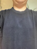 布先生明星同款春夏季含桑蚕丝短袖t恤男士男装上衣针织纯色 钢琴黑 2XL (185) 实拍图