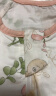 威尔贝鲁（WELLBER）婴儿睡袋1-3岁儿童前6后4竹棉纱布分腿睡衣宝宝春夏 花园小兔3XL 实拍图
