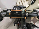 洛克兄弟（ROCKBROS） 铝合金手机架电瓶电动摩托车自行车骑行固定导航手机支架 车把款-黑橙(不适合破风把曲面屏 实拍图